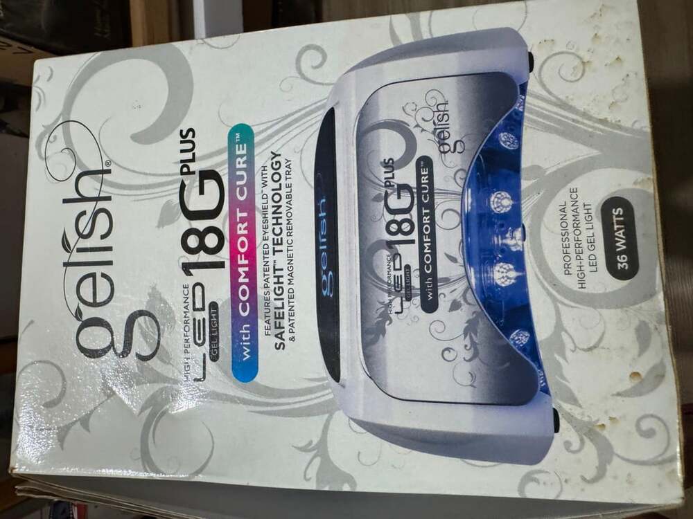 Gelish 18G Plus with Comfort Cure Professional LED Gel Light Curing Lamp